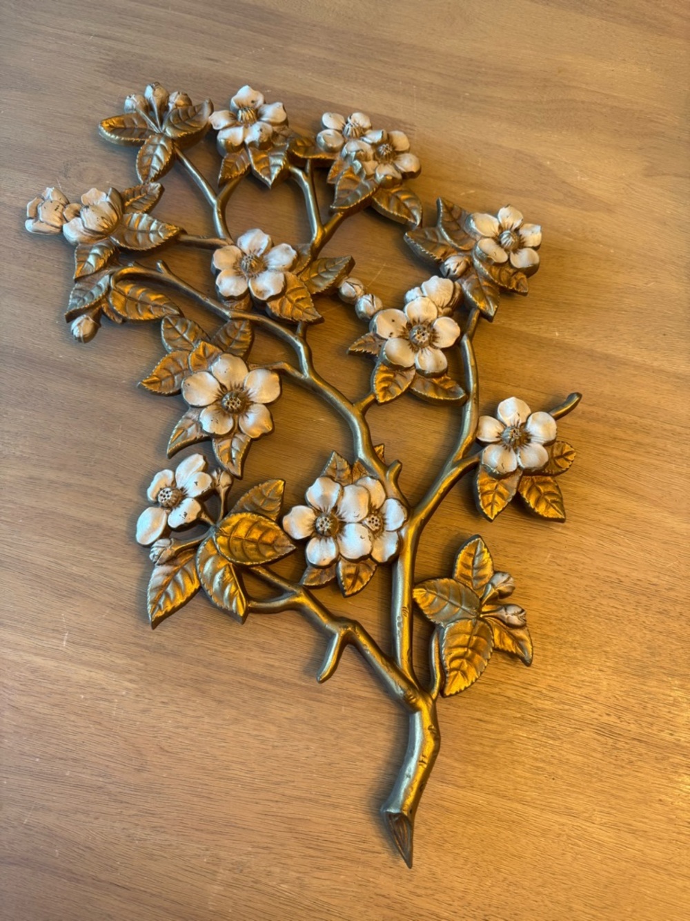 Vintage Mid-Century Modern Burwood Dogwood wall art
